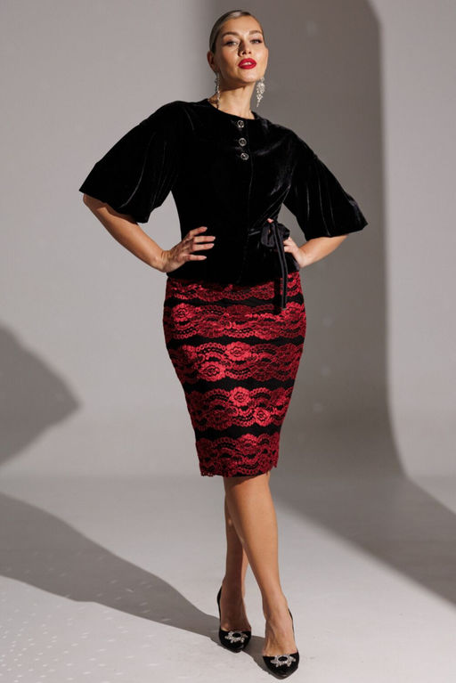 Костюм Мода Юрс 25-2623 черный_красный