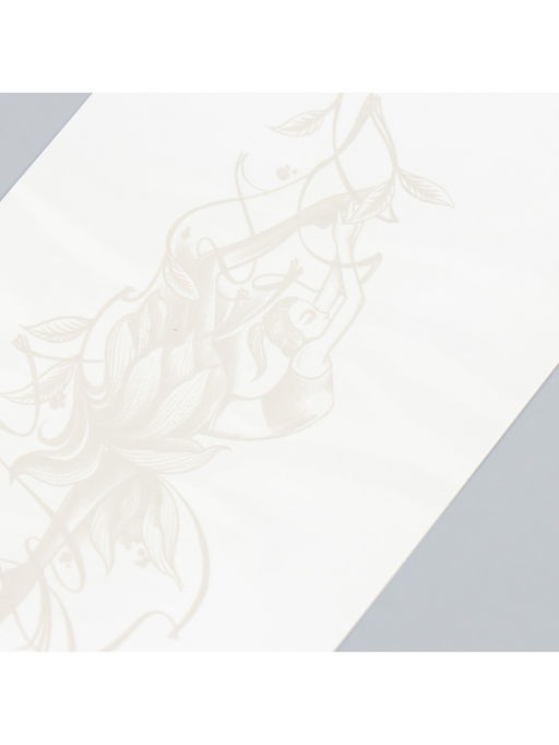 Переводная тату на тело синяя Балерина, 18?11 см