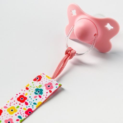 Держатель для пустышки на ленте Цветы - Крошка я фото 2