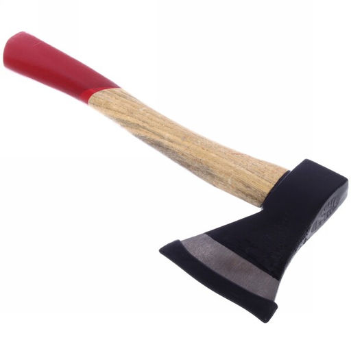 Топор кованый, деревянное топорище 600 г