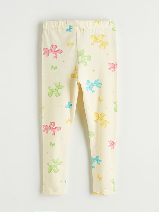 K?z ?ocuk Bask?l? Uzun Tayt