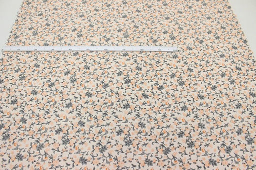 Штапель Капуцин цв.персиковый, ш.1.45м, вискоза-100%, 100гр/м.кв - Купава фото 2