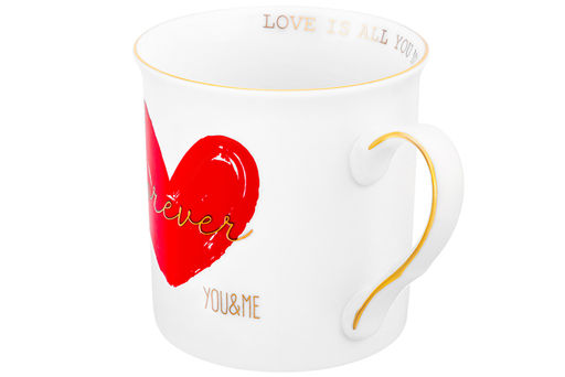 Кружка 310 мл 12*8,5*9 см Сердце NEW BONE CHINA - Elan gallery фото 19