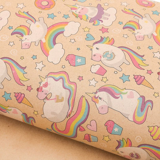 Цена за 10 шт. Бумага упаковочная крафтовая «Исполнения желаний», 70 х 100 см