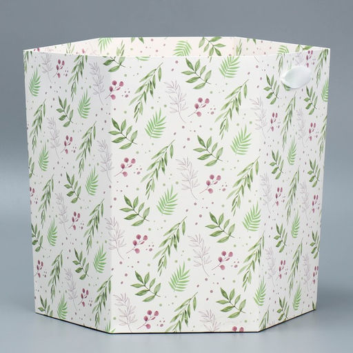 Пакет подарочный Шестигранник, 26.5 23 25 см - Дарите счастье фото 2