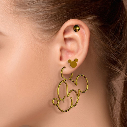 Серьги, набор украшений Минни Маус, золотой - Disney фото 2