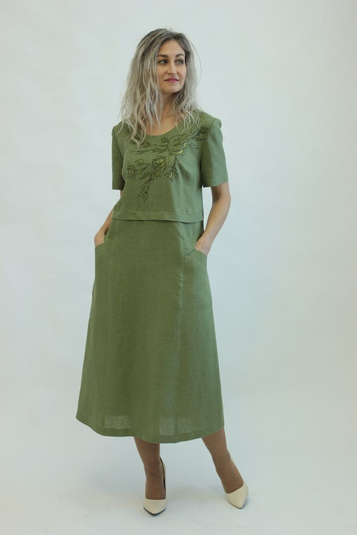 Платье У-703 - Елецкие узоры фото 4