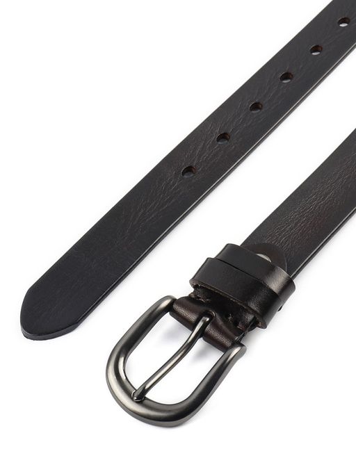 Мужской кожаный ремень Dierhoff ДРК 3051/1-30 Коричневый - Sergio valentini фото 9