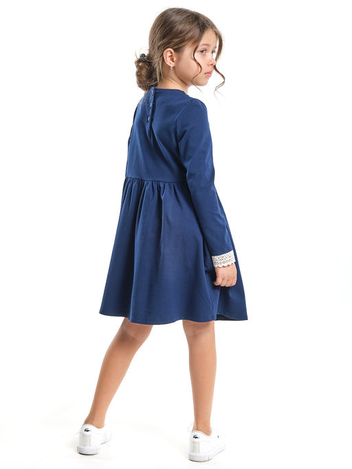 Платье трикотажное UD 6702 синий - Mini maxi фото 2