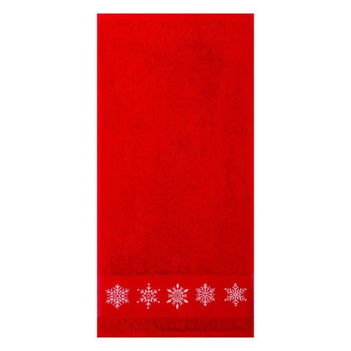 Полотенце новогоднее махровое «Этель» Snowflakes, 30×60 см, хлопок 100%