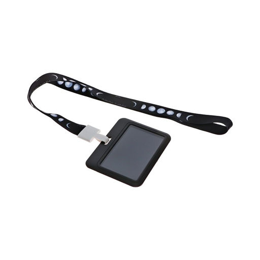 Бейдж горизонтальный, внешний, 100 х 80мм, внутренний 52 х 82мм, лента 42 см, Луна - Calligrata фото 4