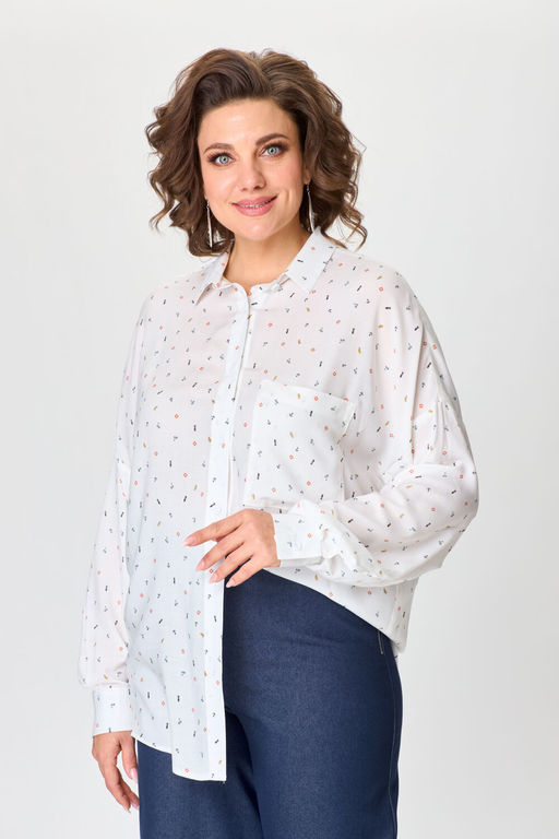 Блуза Michel Chic 769/1 белый  фото 3