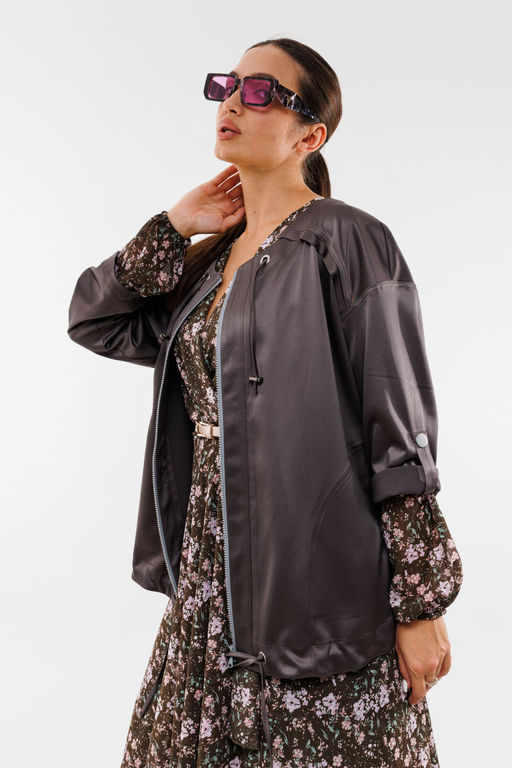 Бомбер AMORI 2163 графит  фото 3