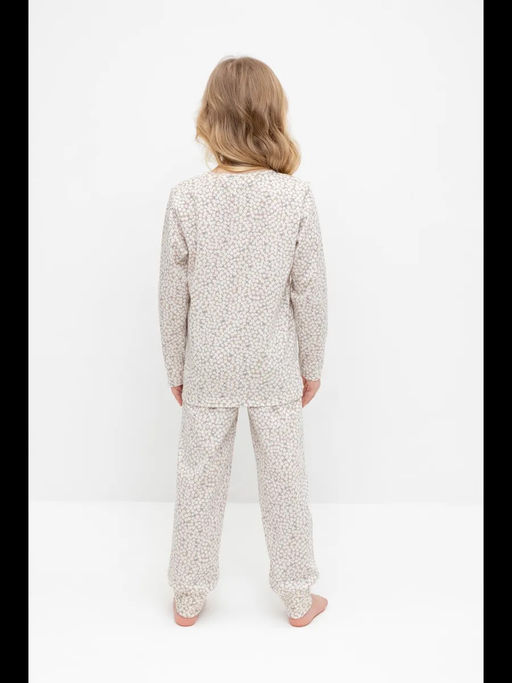 К 1561/сливочный,лепестки цветов пижама дет - Crockid фото 5