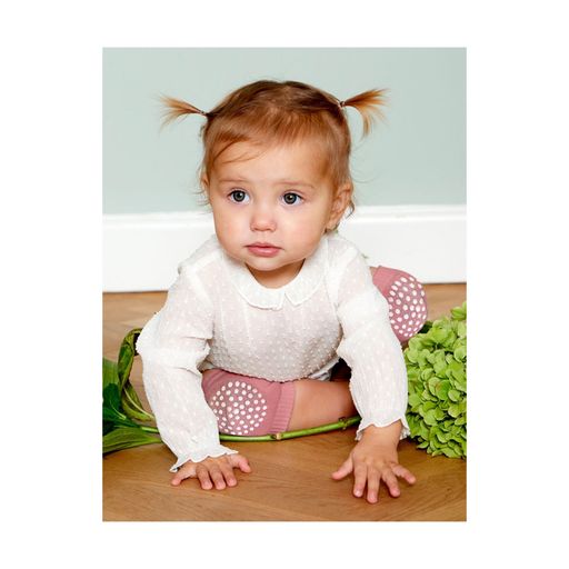 Наколенники детские для ползания, цвет розовый, от 6 мес. - Крошка я фото 3