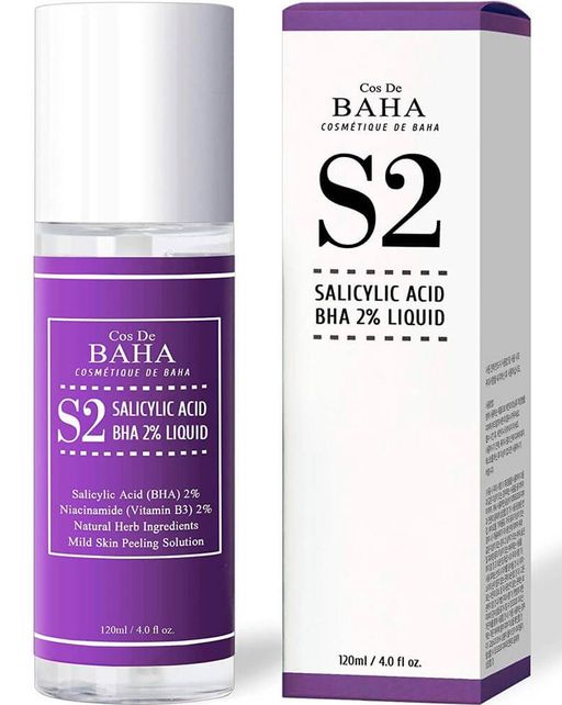 Cos de baha *Salicylic Acid 2% Liquid 120ml (S2)*Противовоспалительный тонер против комедонов с 2% салицил.кислотой  фото 2