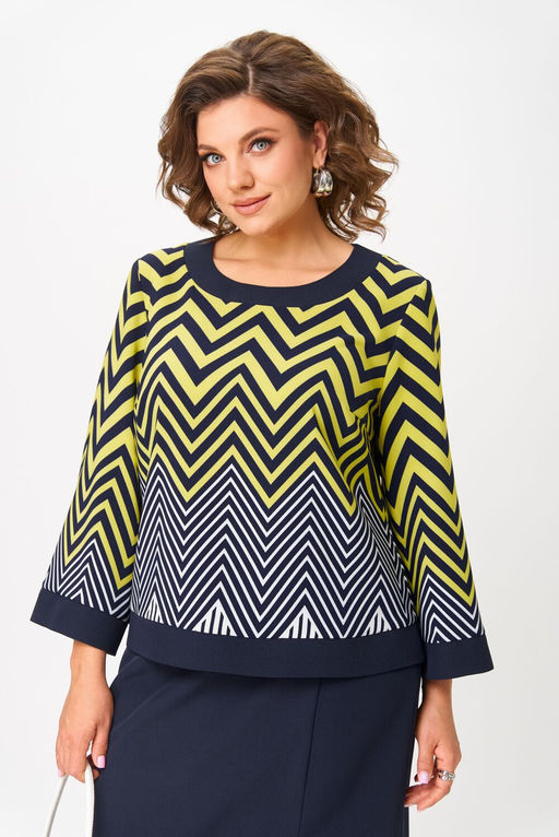 Костюм Aira Style 24126 лимонно-синий