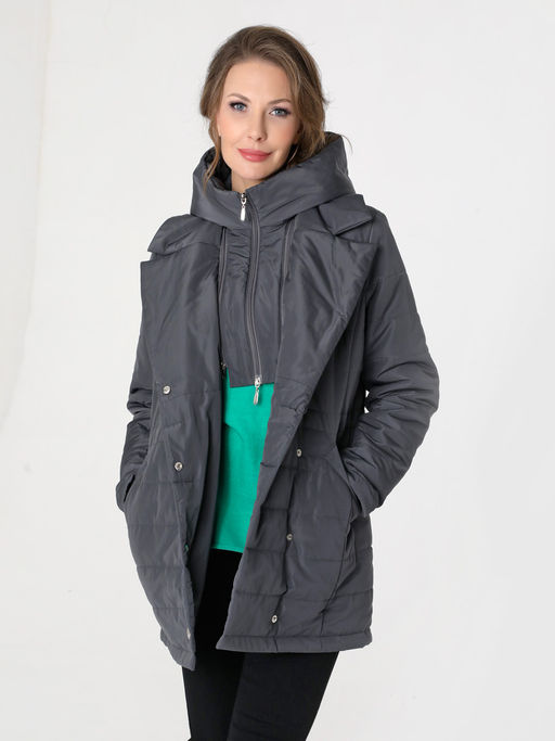23339 Куртка графитовый - Dizzyway фото 8