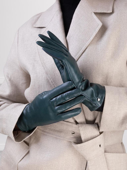 Перчатки женские ш+каш. IS01080 d.green - Eleganzza фото 6