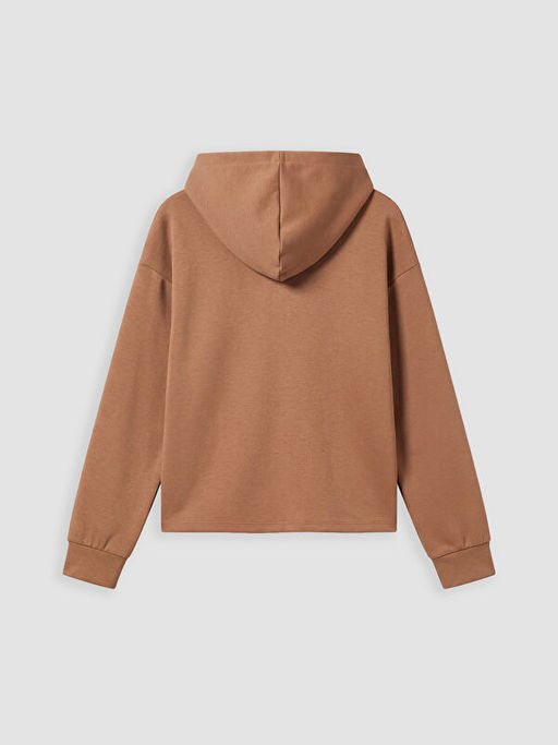 Kap??onlu K?z ?ocuk Soft Touch Sweatshirt ve E?ofman Alt?