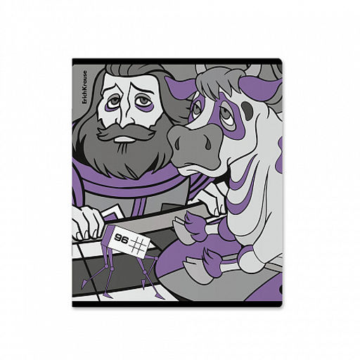 Цена за 5 шт. Тетрадь общая ученическая ErichKrause Тайна третьей планеты, 96 листов, клетка, глянцевая ламинация_MIX-PACK  фото 5