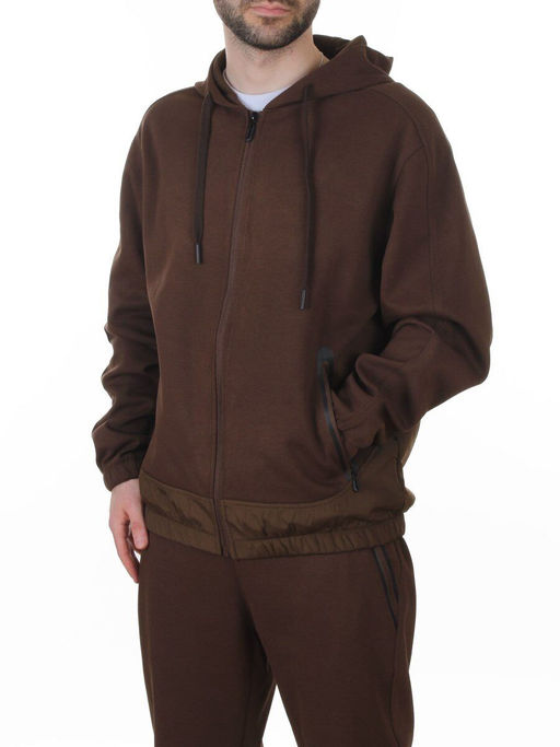 AAL-710 KHAKI Костюм спортивный мужской (85% хлопок, 15% полиэстер)