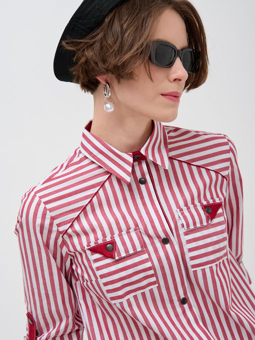 Платье с яркими вставками OD-273-2