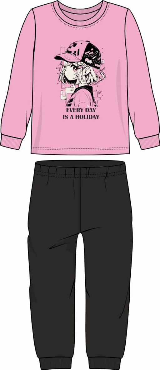 Пижама для девочки 91324 Lets go - Let's go фото 5