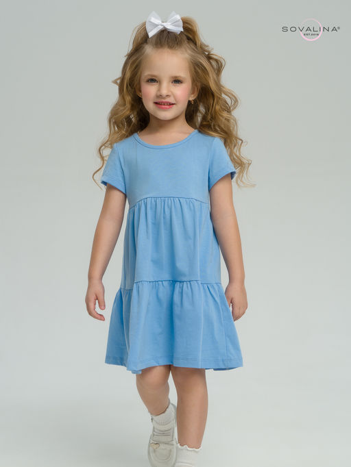 Платье Тия голубая - Sovalina фото 13