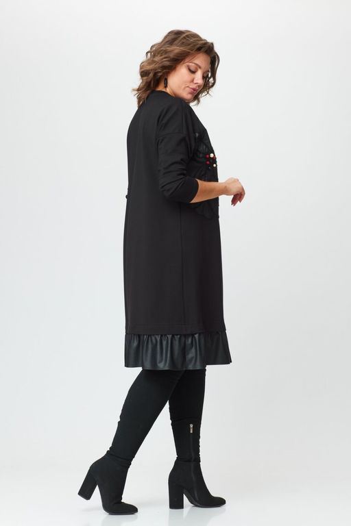 Платье INVITE 4083 черный дизайн - Mira fashion фото 48
