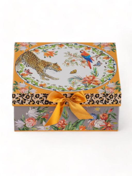 Кружка ЛЕОПАРД 320мл с ложечкой и подставкой - SIJ фото 7