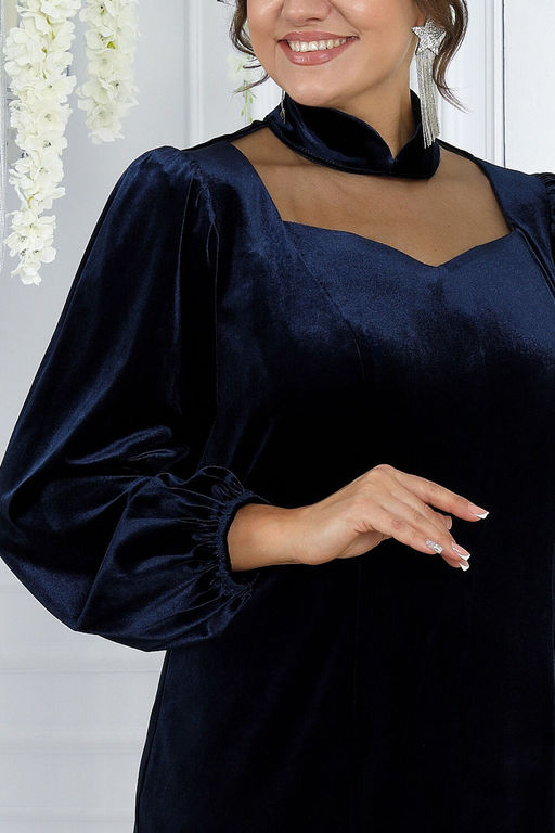 Платье Ninele 7431-Р темно-синий - Mira fashion фото 584