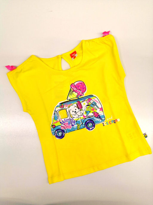 CRB wear / CSK 61321 Футболка для девочки, жёлтый/Ex.Cherubino  фото 2