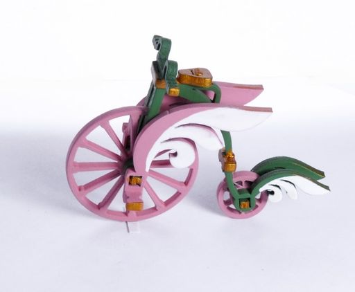 Елочная игрушка - Ретро велосипед 6011 Angel - Idh фото 2