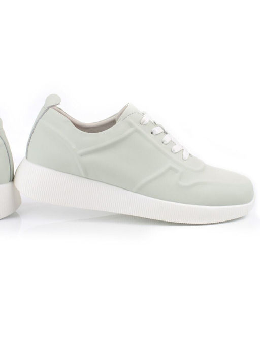 05-PDL195-3 LT. GREEN Кроссовки женские (натуральная кожа)