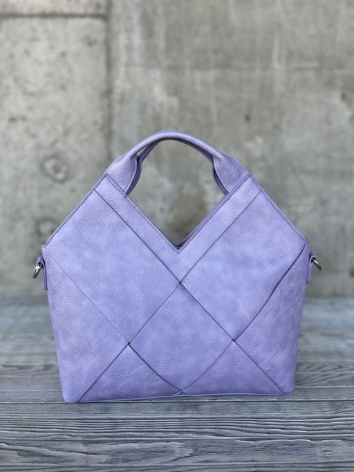 Женская сумка из эко кожи 0025 Светло-Фиолетовый - Sergio valentini фото 3