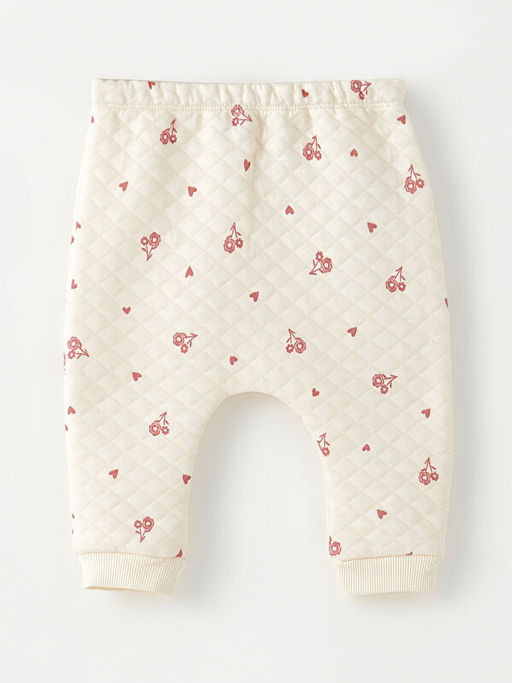 Bisiklet Yaka Uzun Kollu Bask?l? K?z Bebek Sweatshirt ve Pantolon 2li Tak?m - Waikiki фото 3