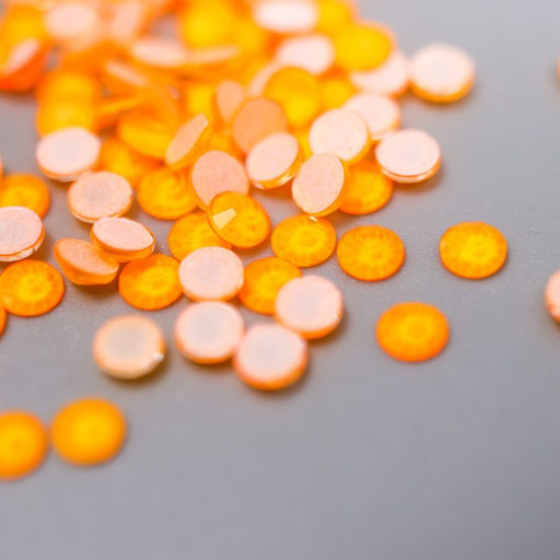 Декор для творчества Стразы флуоресцентные. Жёлто-оранжевые набор 144 шт ss10 - 2,7 мм - Simaland фото 2