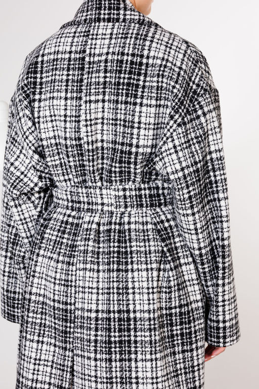 Пальто KOKOdea 7.10 черно-белый  фото 6