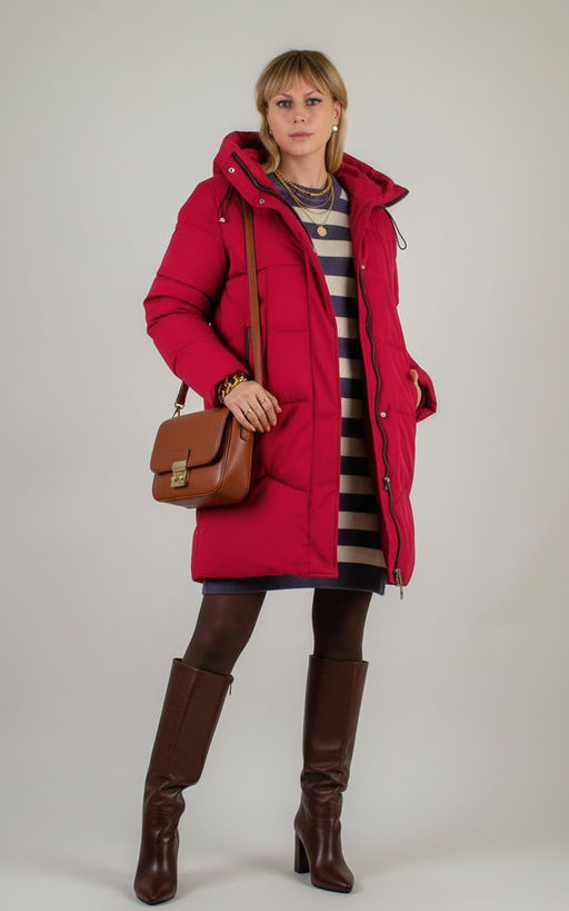 Зимняя куртка удлиненная арт.28119