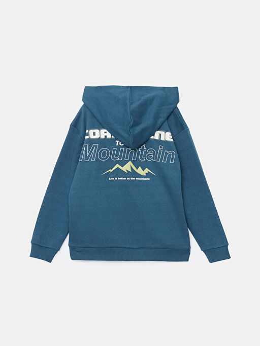 Kap??onlu Erkek ?ocuk Kal?n Sweatshirt - Waikiki фото 2