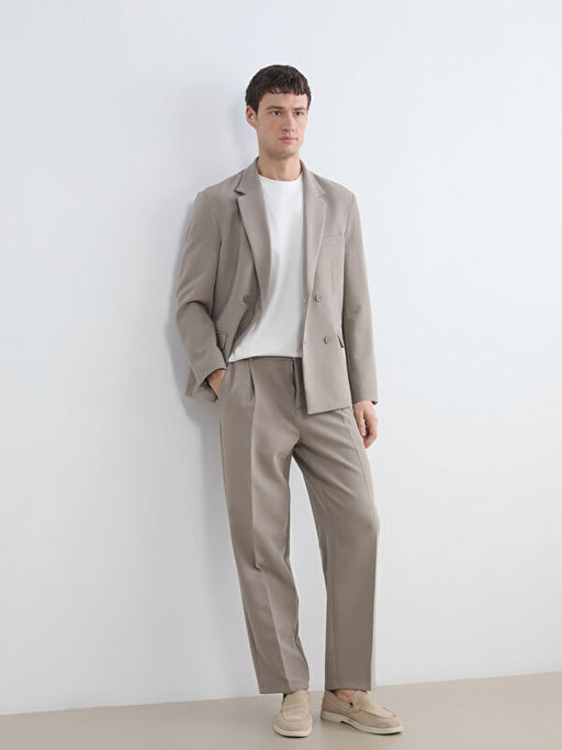 Standart Kal?p Erkek Blazer Ceket