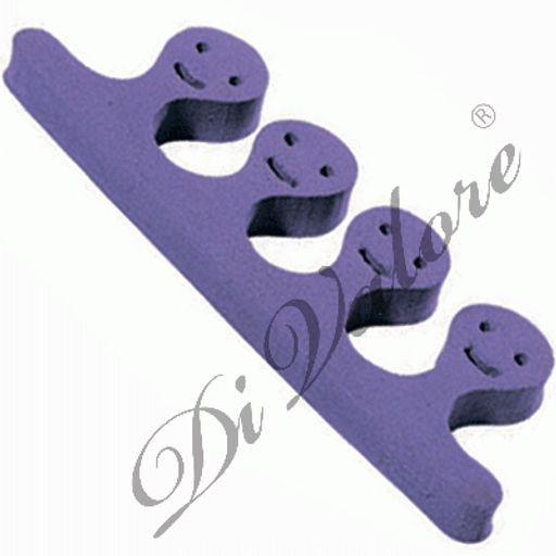 Di Valore 111-001 Разделители пальцев ног для педикюра 2шт., 10,9*3,6*0,9см ЦВЕТНЫЕ