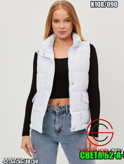 Жилетка женская с карманами - Bruno фото 7