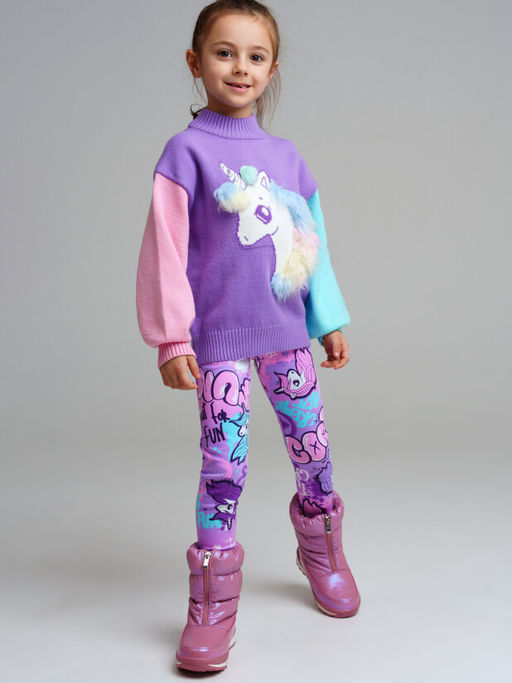 Свитер PlayToday Unicorn Kuromi мультиколор  фото 2