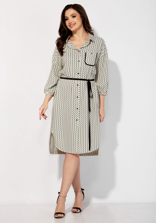 Платье ТАиЕР 1343 молочный  фото 2