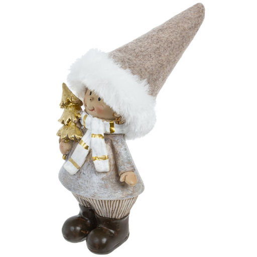 Фигурка декоративная "Девочка/Мальчик", L6 W5 H15 см, 2в.