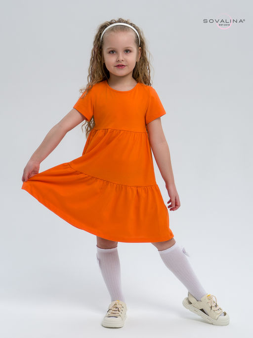 Платье Тия оранжевая - Sovalina фото 9