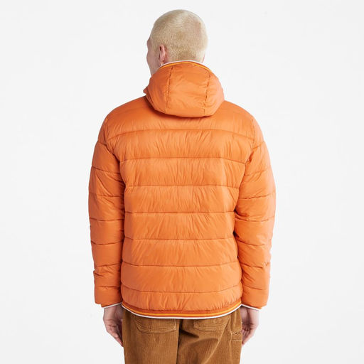 Куртка Timberland Jacket Hooded Mid Weight оранжевая  фото 6