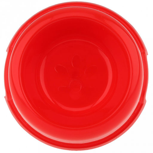 Миска для кормления животных пластмассовая Лапа 0,25л, д11см, h4,7см, основание д15см, цвета микс (зеленый, синий, красный) (Китай) - Pet toys фото 8